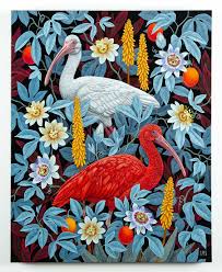 Desenhos de Ibises Bird Jigsaw Puzzle para colorir
