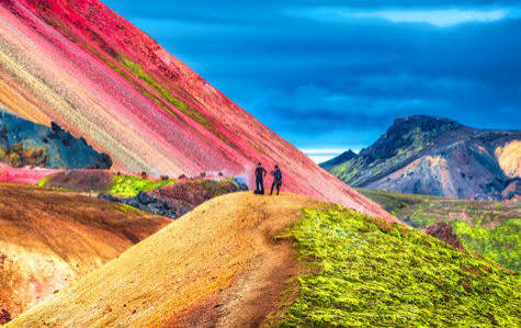 Desenhos de Iceland Highlands Jigsaw Puzzle para colorir