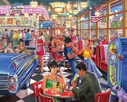 Juke Box Diner Jigsaw Puzzle