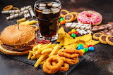 Desenhos de Junk Food Jigsaw Puzzle para colorir