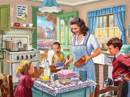 Desenhos de Kitchen Memories Jigsaw Puzzle para colorir