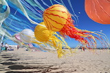 Desenhos de Kite Festival Jigsaw Puzzle para colorir
