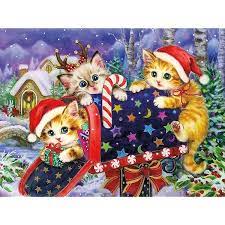 Kitty Christmas Mail Jigsaw Puzzle