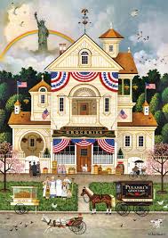 Lady Liberty’s Independence Day – Charles Wysocki Puzzles Jigsaw