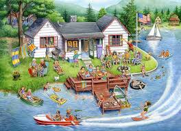 Lake House Jigsaw Puzzle