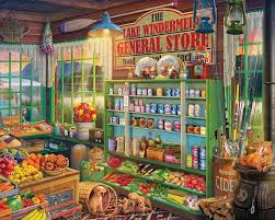 Desenhos de Lake Windermere General Store Jigsaw Puzzle para colorir