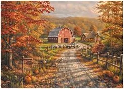 Late Afternoon at the Farm Jigsaw Puzzle
