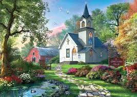Little White Chapel – Dominic Davison Puzzles Jigsaw