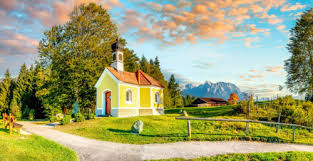 Little Yellow Chapel Jigsaw Puzzle