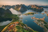 Desenhos de Lofoten General Islands Jigsaw Puzzle para colorir