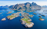 Desenhos de Lofoten, Norway Scenery Jigsaw Puzzle para colorir