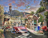 Desenhos de Looney Tunes – Thomas Kinkade Puzzles Jigsaw para colorir
