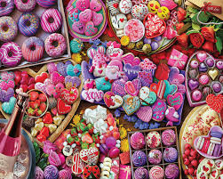 Desenhos de Love Treats Jigsaw Puzzle para colorir