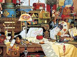 Desenhos de Maggie the Messmaker – Charles Wysocki Puzzles Jigsaw para colorir