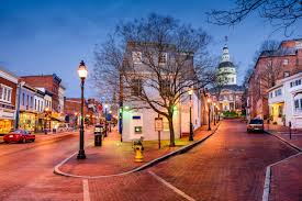 Desenhos de Main Street, Annapolis Maryland Jigsaw Puzzle para colorir