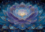 Desenhos de Mandala Lotus Flower Jigsaw Puzzle para colorir