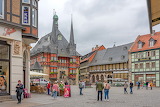 Desenhos de Market Wernigerode Town Hall, Germany Jigsaw Puzzle para colorir
