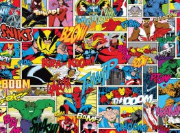 Desenhos de Marvel Heroes Comic Collage Jigsaw Puzzle para colorir
