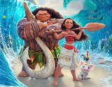 Desenhos de Maui and Moana Jigsaw Puzzle para colorir