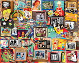 Desenhos de Memory Lane TV Collage Jigsaw Puzzle para colorir