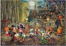 Mickey and Minnie Halloween Fun Jigsaw Puzzle