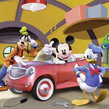 Mickey Mouse Car Jigsaw Puzzle