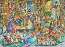 Midnight At The Library Jigsaw Puzzles