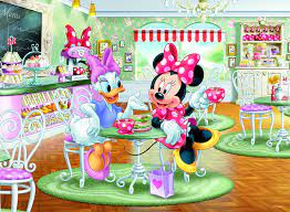Minnie and Daisy Cafe Jigsaw Puzzle