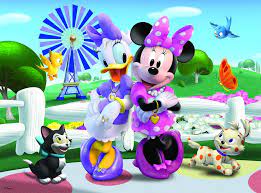 Minnie and Daisy Disney Cartoon Jigsaw Puzzle 2