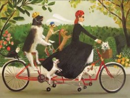 Desenhos de Miss Moon’s Bike Jigsaw Puzzle para colorir