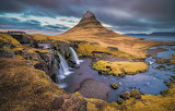 Desenhos de Mount Kirkjufell in Iceland Jigsaw Puzzle para colorir