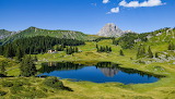 Desenhos de Mountain Lake Jigsaw Puzzle para colorir