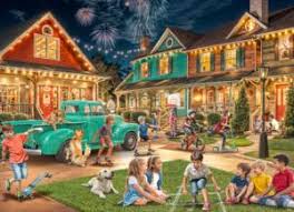 Desenhos de Neighborhood Fun Summer Jigsaw Puzzle para colorir