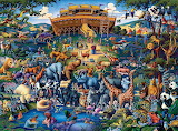 Desenhos de Noah’s Ark Dowdle Puzzles Jigsaw para colorir