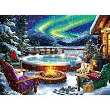 Desenhos de Northern Lights Jigsaw Puzzle 2 para colorir