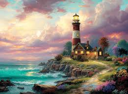 Ocean Lighthouse Jigsaw Puzzle