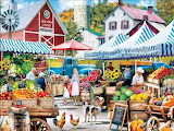 Old Mill Farm Stand Jigsaw Puzzle