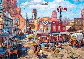 Old Western Town – Dominic Davison Puzzles Jigsaw