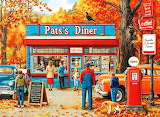 Desenhos de Pat’s Autumn Diner Jigsaw Puzzle para colorir