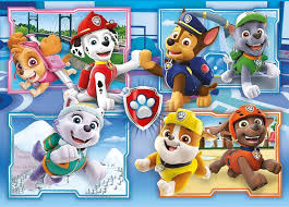 Desenhos de Paw Patrol Jigsaw Puzzle 2 para colorir