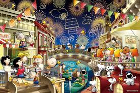 PEANUTS Snoopy Fireworks Jigsaw Puzzle