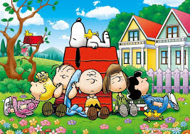 Desenhos de Peanuts Snoopy Naptime Jigsaw Puzzle para colorir