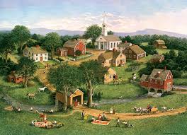 Picnic by the Bridge Jigsaw Puzzle