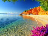 Desenhos de Picturesque Cove Jigsaw Puzzle para colorir