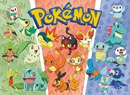 Pokemon Partners: Grass, Fire, Water Jigsaw Puzle