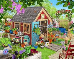 Potting Shed Art Jigsaw Puzzle
