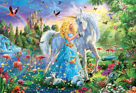 Princess and the Unicorn Jigsaw Puzzle 3