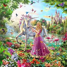 Princess and Unicorn Jigsaw Puzzle 2