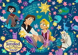 Desenhos de Princess Disney Tangle Rapunzel Jigsaw Puzzle para colorir