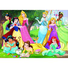 Desenhos de Princesses of Disney Jigsaw Puzzle para colorir